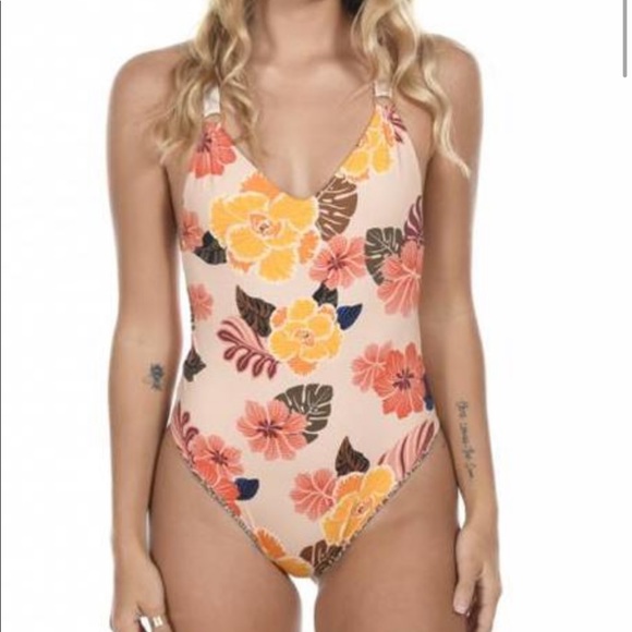 acacia retro paradise one piece